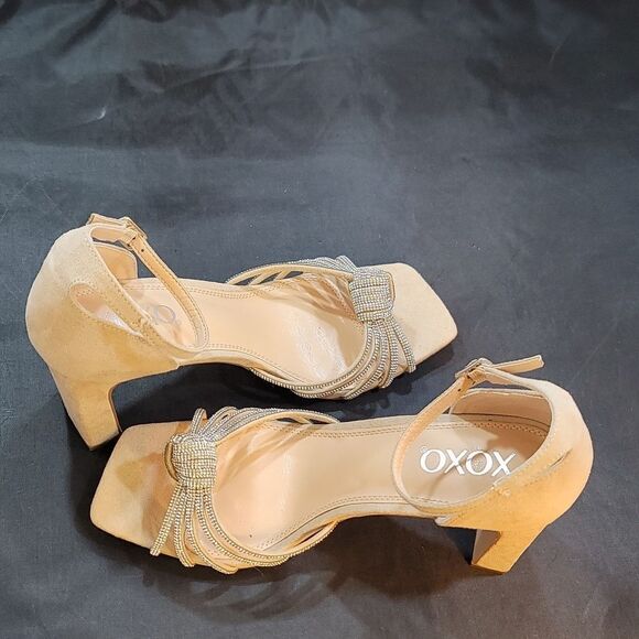 BRAND NEW XOXO FLAVIA WOMEN’S FASHION HEEL-TAUPE - Picture 8 of 16